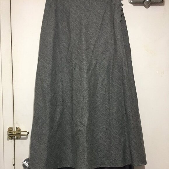 VINTAGE TRISTAN & ISEUT WOOL MAXI SKIRTS SIZE 8 - Picture 4 of 16